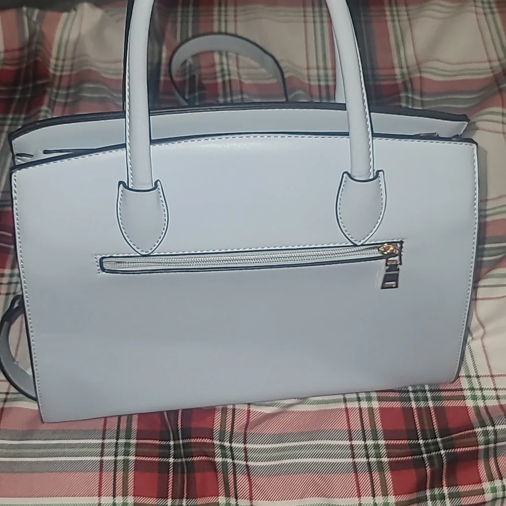 Floral Blue Handbag
